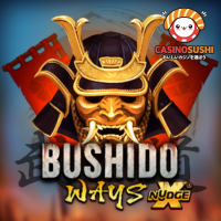 「BUSHIDO WAYS xNUDGE」で武士道の世界へ！5x4リールで最大12,288ウェイズ。ワイルド侍、鬼変化、芸者スピンで最大30,000倍の配当。今すぐデモプレイで武士の道を極めよう！ #ブシドーウェイズ #オンラインカジノ