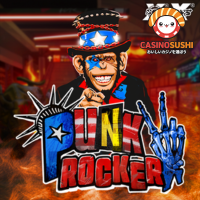 Punk Rocker 2スロットゲーム：ニューヨークのストリートをグラフィティで彩り、パンクロックの反逆精神が特徴的な画面